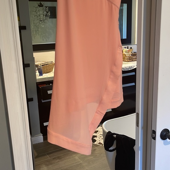 Six Crispy days asymmetrical peach dress size S Nwt - Picture 3 of 4